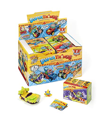 SuperThings Rivals of Kaboom Secret Spies PST6D068IN00 Display com 8 Spy Jets, com figuras, coleção completa