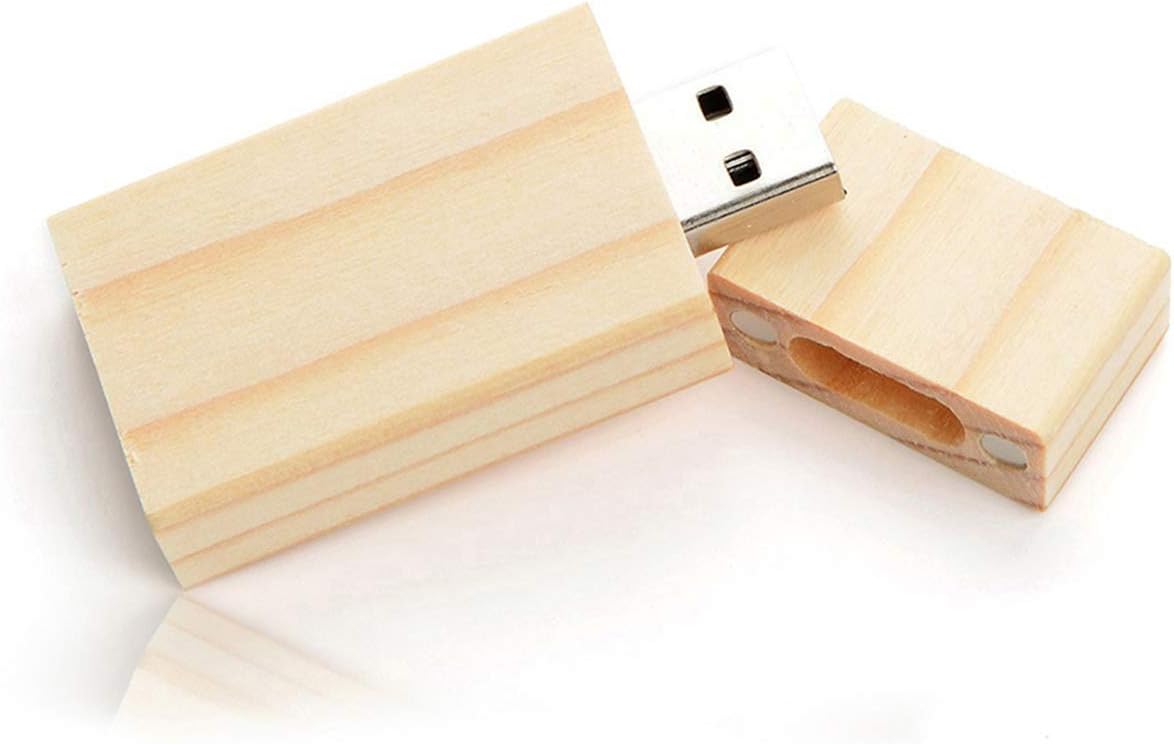 Wood Flash Drive 1GB, EASTBULL Wooden USB Flash Drive Walnut Memory Stick for Date Storage High Speed 2.0 (1PCS)