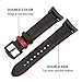 TRUMiRR Gear Fit 2 Watchband, Double Color Genuine Leather Watchband Stainless Steel Clasp Strap Sports Wristband Wrist Bracelet for Samsung Gear Fit 2 SM-R360 / Fit2 Pro SM-R365 Smartwatch