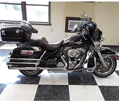 Miniatura 11 de ECOTRIC King Tour Pack Baúl de Equipaje con Parrilla Superior y Respaldo Compatible con Harley Touring Road King Electra Glide Road Glide Street