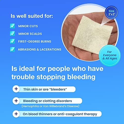 Stop Bleeding Gauze Combo Pack Bundle: AllaQuix High Performance + AllaQuix Lite (Incluye 3 paquetes de alta performance - grande (2"x2") + caja de 20 Lite Calcium Alginate - grande (2"x2")) miniatura 3