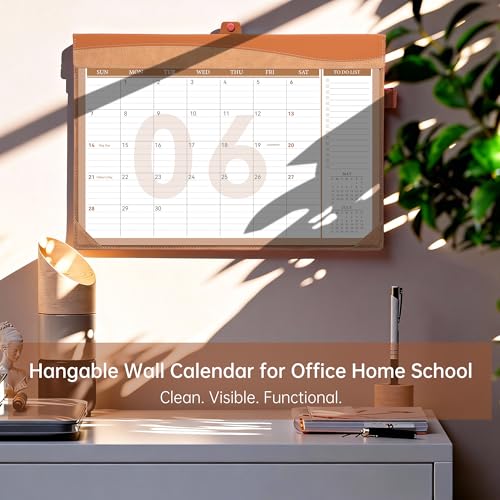 Image of Yoment Desk Calendar 2026-2027, 17 inch x 12 inch, from Now - Dec 2027(18 Months)
