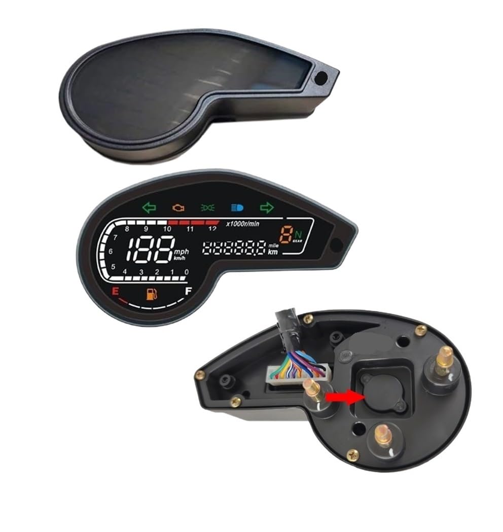 Compteur Kilométrique Double Compteur de Vitesse numérique pour Moto Italika pour DM 250X, Compteur, journalier, odomètre, pour Crossmax 250 Pro
