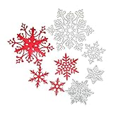 ★ Aplicación --- Utilice los troqueles para crear hermosos copos de nieve, agregue un adorno único a sus proyectos de manualidades, como álbumes de recortes, tarjetas de felicitación, invitaciones, decoración de álbumes, regalos únicos, decoración del hogar y de fiestas.
