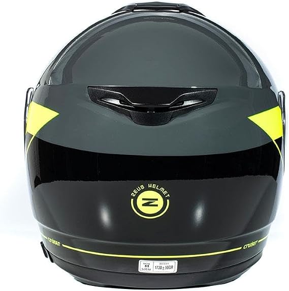 ZEUS ZS-3050 BE7 Motosiklet Kaskı Çene Açılır Kask Grey Fluo Yellow XL