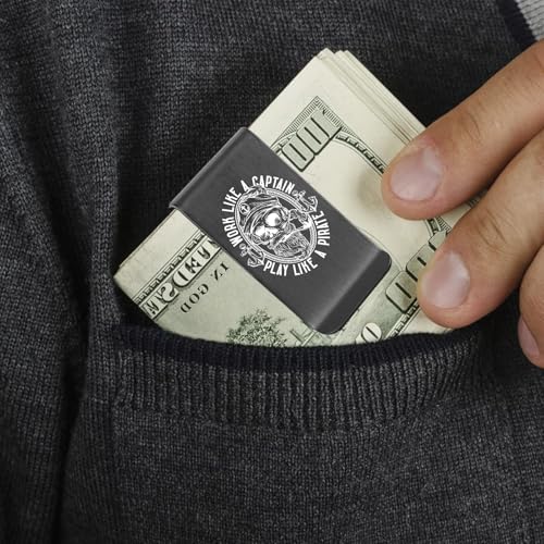 Travel-Ready Money Clip: Secure Men's Slim Wallet, Blocks International Skimmers4