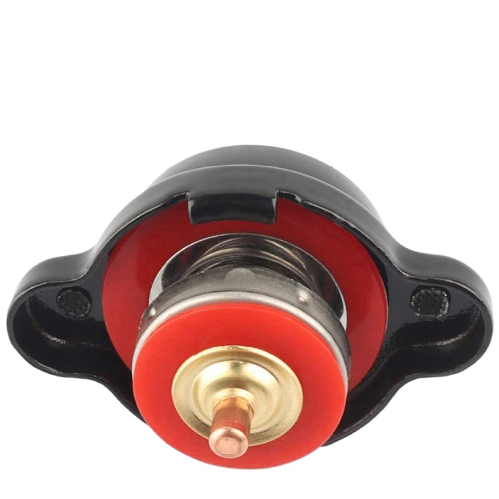 Tapa de radiador de presión con indicador de temperatura de 1,8 bar (25,6 PSI) para motocicletas, vehículos todo terreno y UTV compatibles