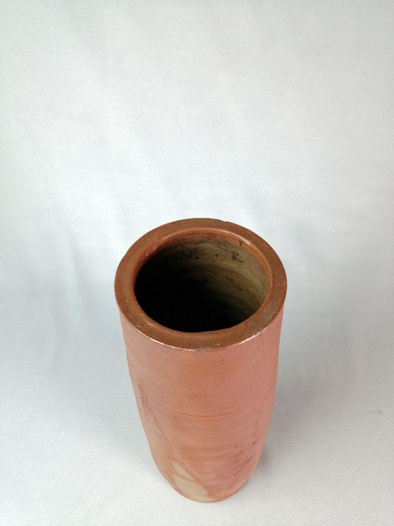 Amazon.co.jp: 茶道具藤原雄作 火襷花入 花入175 : おもちゃ 