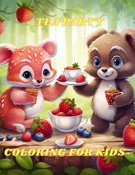 Paperback Tea Party Coloring for Kids [Spanish] Book