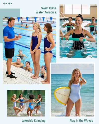 Image of Century Star Women Athletic One Piece Swimsuits-2026 Training Bathing Suits for Teens Juniors