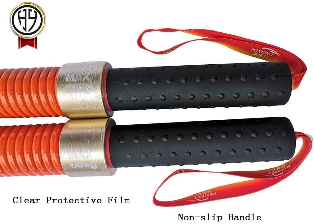 HAOYING MAX Power Twister Bar Arm Shoulder Upper Body Chest Builder Strengthener Spring Exercise Bicep Blaster 60 kg - 130 kg