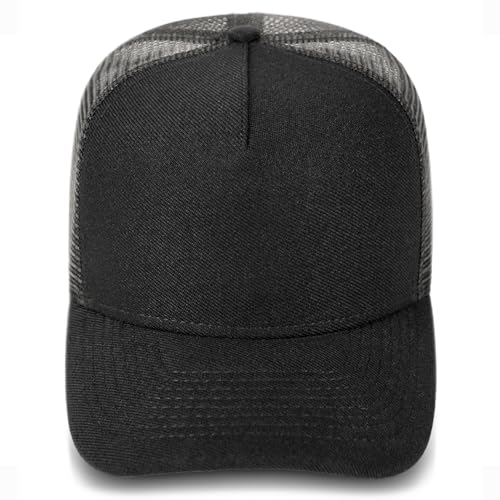 Boné Aba Curva Masculino Liso Trucker Redinha Telinha Diversas Cores MXC BRASIL (BR, Alfa, Único, Pr