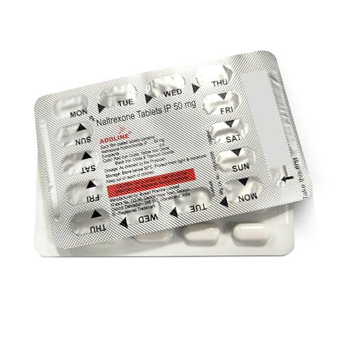 Image of Rusan Addline Naltrexone HCl 50mg | 15 Tablets | Alcohol & Opioid Dependence Treatment | Blocks Receptors