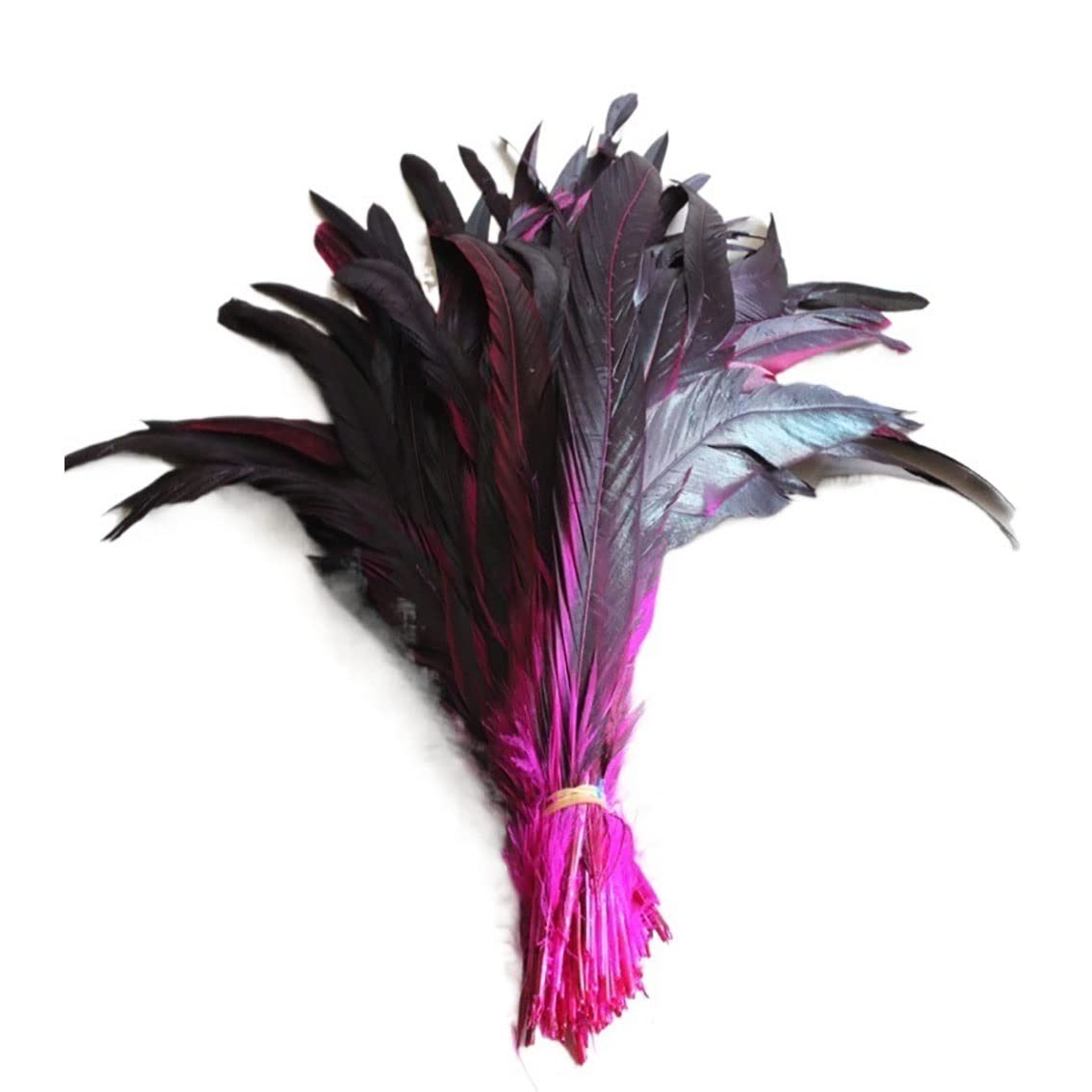 Plumas de gallo decorativas de 35cm para disfraces y tocados de boda