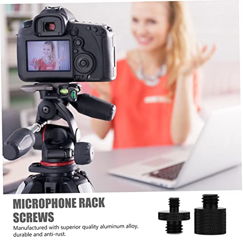 VICASKY 12piezas Soporte De Micrófono y Cámara Tornillos De Compatible Monopiés y Trípodes Accesorios Duraderos y Prácticos Color Negro - imagen 6