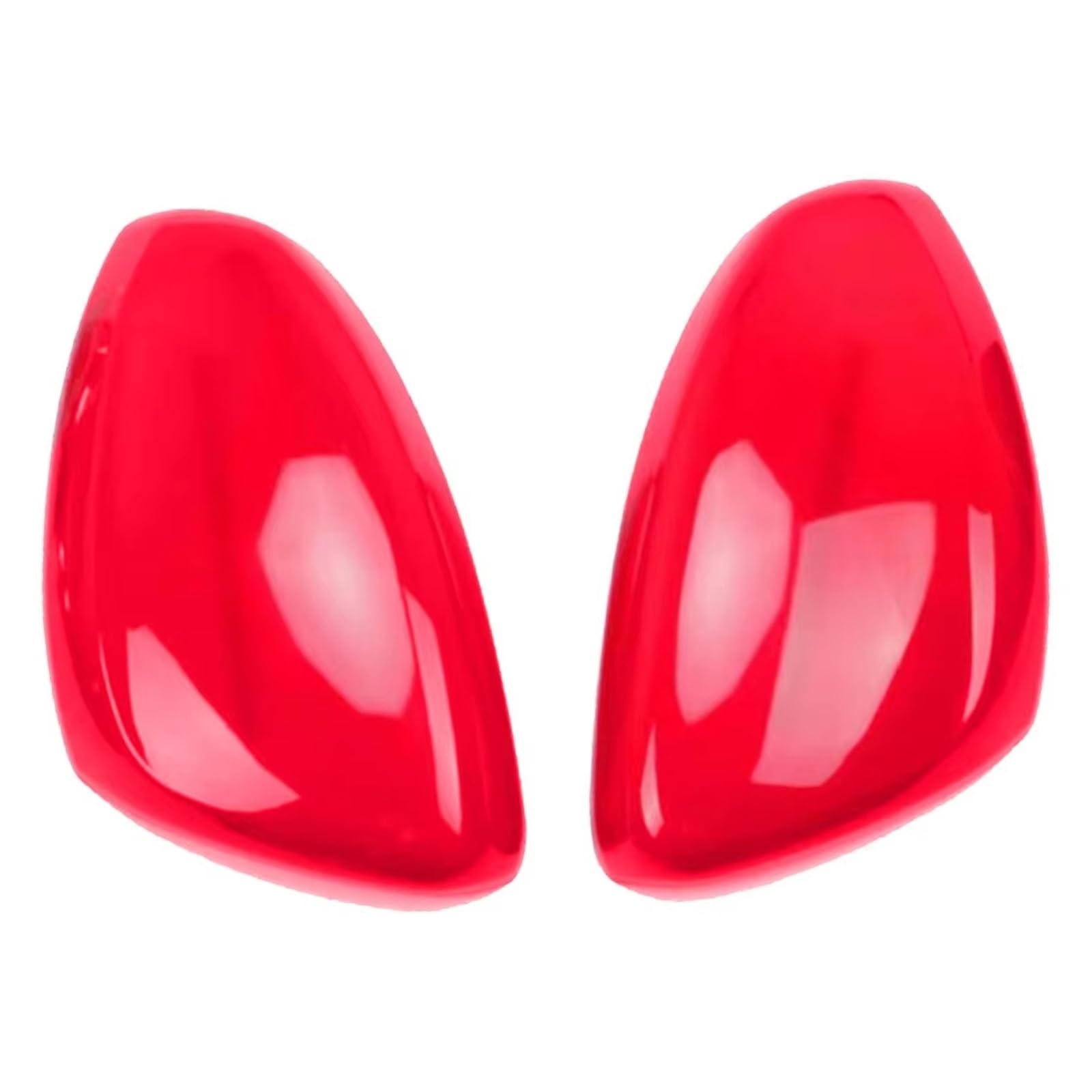 Coques Rétroviseurs Latéraux Pour Citroen Pour C3 2016-2020 1 Paire Coques Rétroviseurs Latéraux En ABS Rouge Brillant Autocollantes Couvercle Rétroviseur Extérieur
