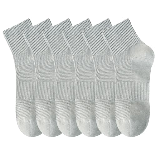Image of MAGIARTE Womens Mini Crew Ankle Socks Athletic Casual Cotton Socks for Women
