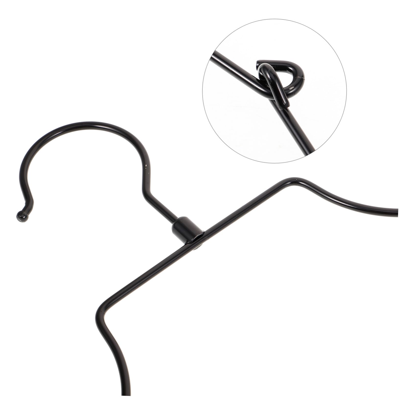 Ciieeo Baby Hangers for Closet Boys and Girls and Infant Hangers High Manganese Steel Space-Saver White 10-Pack