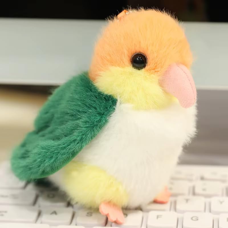 Image of SCOOBA Adorable Wrist Holding Colorful Bird Soft Toy 15cm (Wrist Bird Toy)