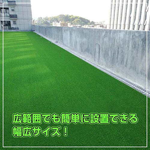 Amazon | KT 人工芝 2m×10m 排水穴 肌に優しい メンテナンスフリー