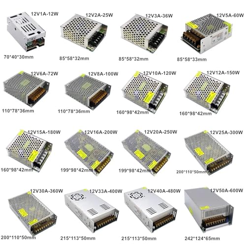 Alimentation électrique SMPS 5V transformateur AC DC 220V 12A - 3