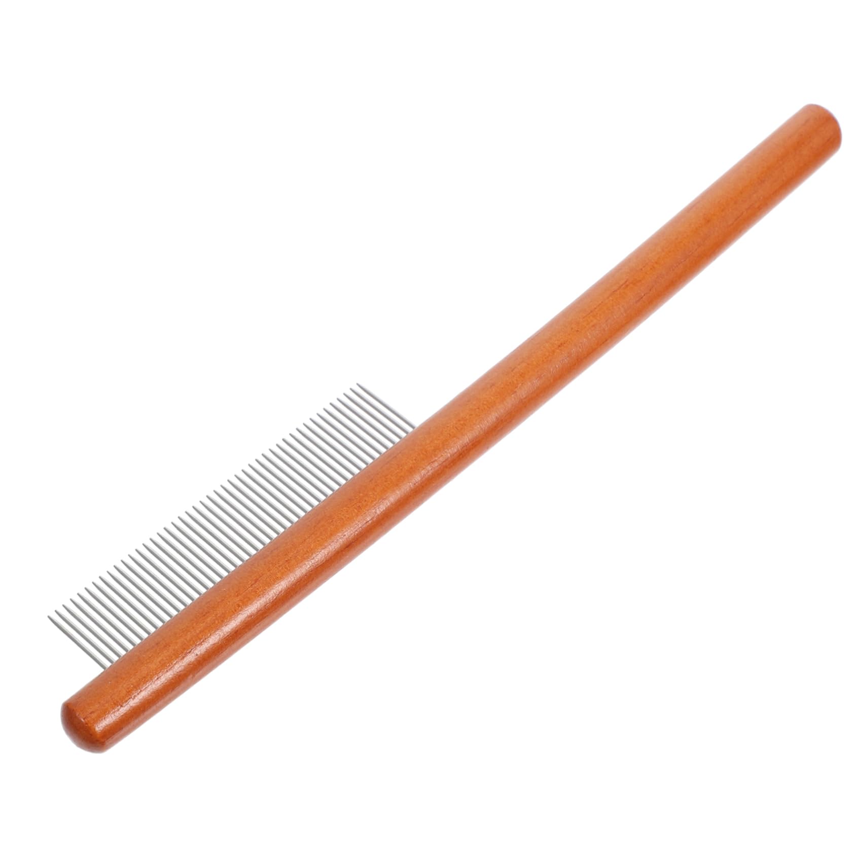 HEMOTON Pet Grooming Comb with Handle Narrow for Efficient Hair Removal for Long and Haired Cats and Small Pets Gentle and Versatile Grooming Tool