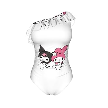 れ*ゃ様 コヤンイサムチョン♡着ぐるみルミちゃんの海水浴！ショルダーフリルファス Amazon.co.jp: クロミ ちゃん 水着 レディース ビキニ ワン