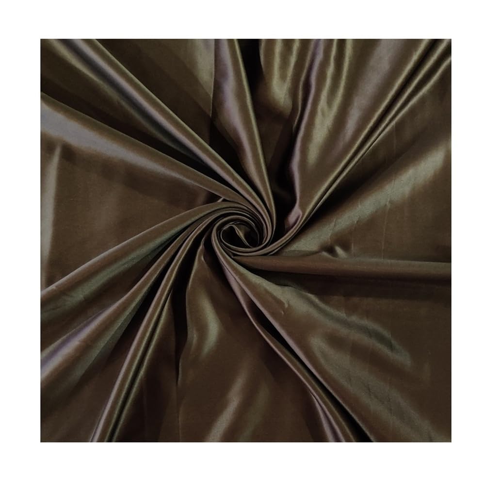 Two-Tone Taffeta Unstitched Fabric, Burgundy and Navy Blue, Premium Material for Kurta