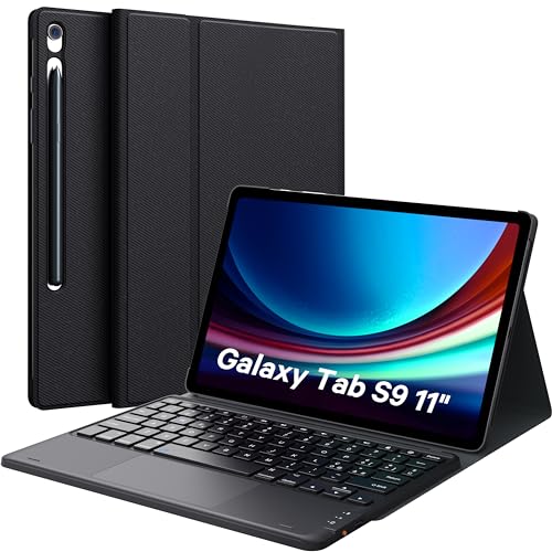 Earto Teclado Tablet Samsung Tab S9 2023, Smart Touchpad, Soporte para S-Pen, Desmontable Magnético...