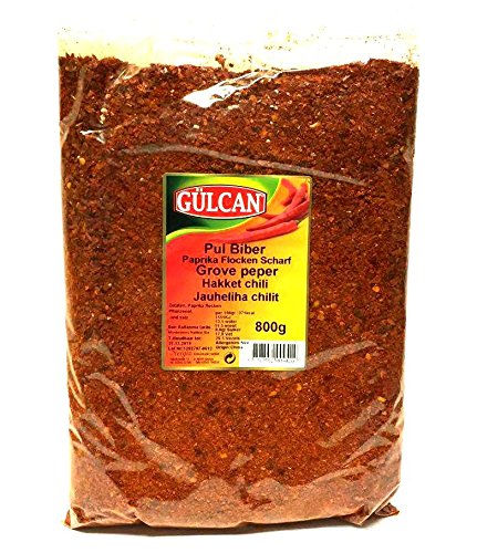 3 x 800g XL Beutel Gülcan Pul Biber Paprikapulver Paprikaflocken Scharf