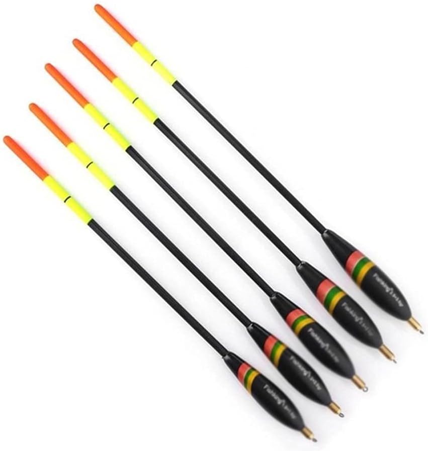 5pcs Fishing Floats Mixed Size Balsa Weight Bobber Cork Fir Float Vertical for Carp Fishing Tackle
