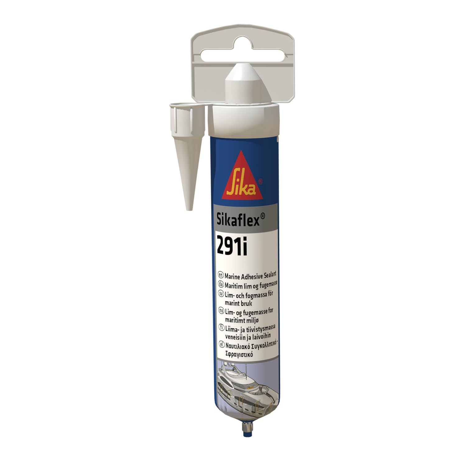 Sika - Sikaflex 291i, Bianco - Adesivo sigillante multifunzionale - Applicazioni in campo nautico resistenti alle vibrazioni - Mini Unipack da 70ml | Per applicazioni marine, altamente elastico e verniciabile, inodore, resistente agli agenti atmosferici