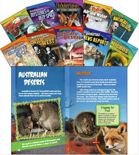 Image of TIME FOR KIDS Informational Text Grade 5 Readers Set 2 10-Book Set