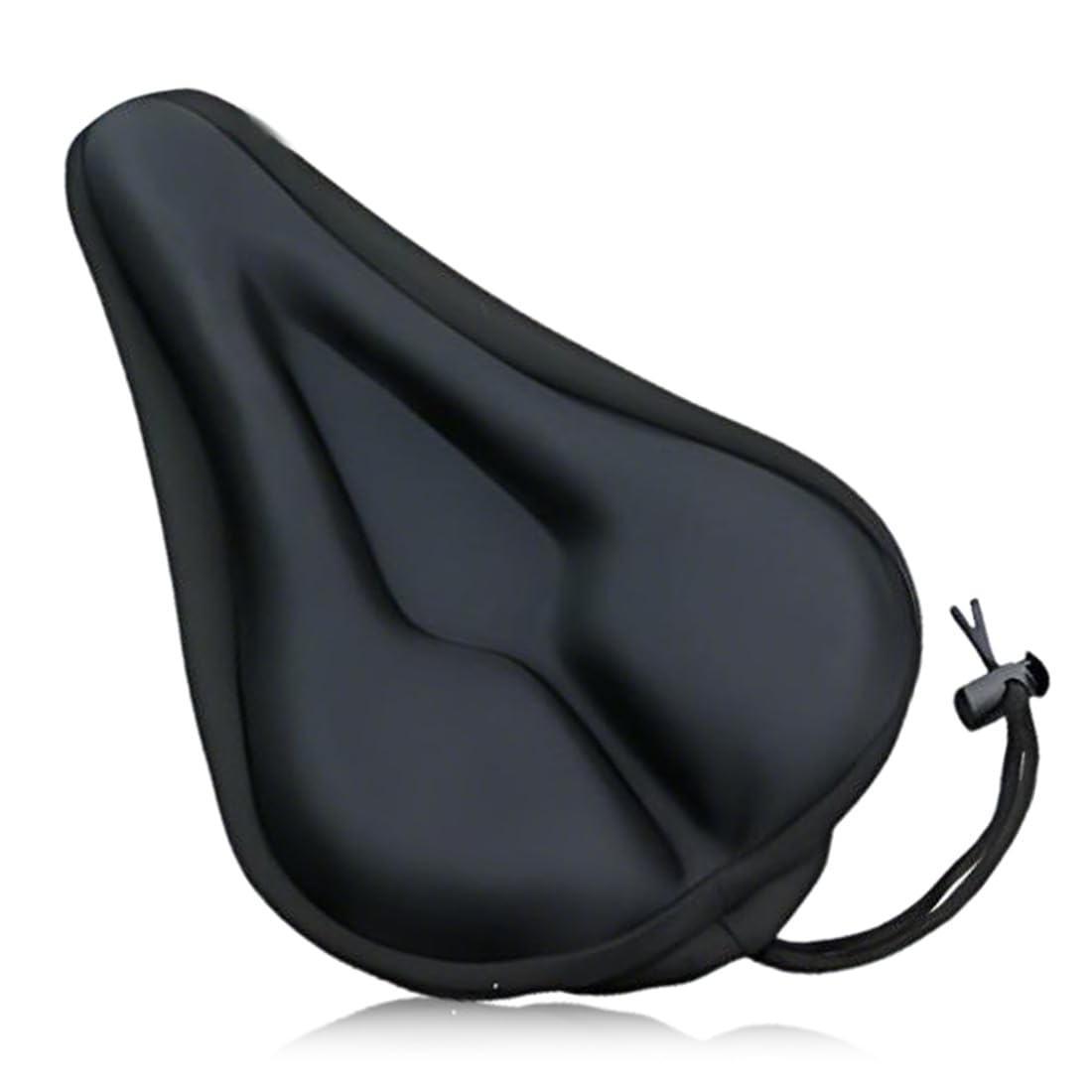 1 Rivestimento per Sella in Gel Morbido, Coprisella Imbottito con Impregnazione Comfortevole, Adatto per Bici da Corsa, City Bike, Mountain Bike, MTB, E-Bike e Bici da Spinning, 27 x 18 cm