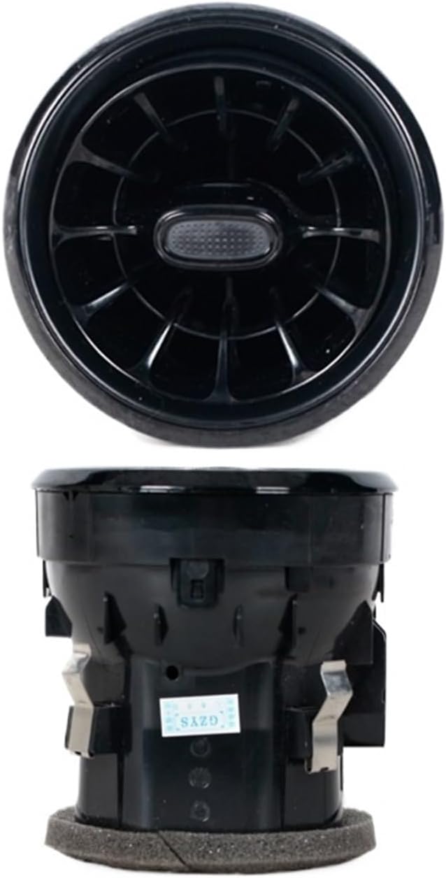 Fit for Benz V Class Car Dashboard Air Condition Vent Outlet Turbo Accessories(2pcs Black)