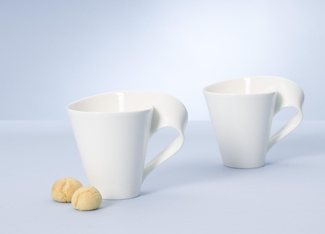 New Wave Caffe Set Of 2 Mugs