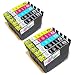 Produktbild 10x Epson Workforce WF 2510 WF kompatible XL Druckerpatronen - 4xSchwarz-2xCyan-2xMagenta-2xGelb - Patrone MIT CHIP !!!
