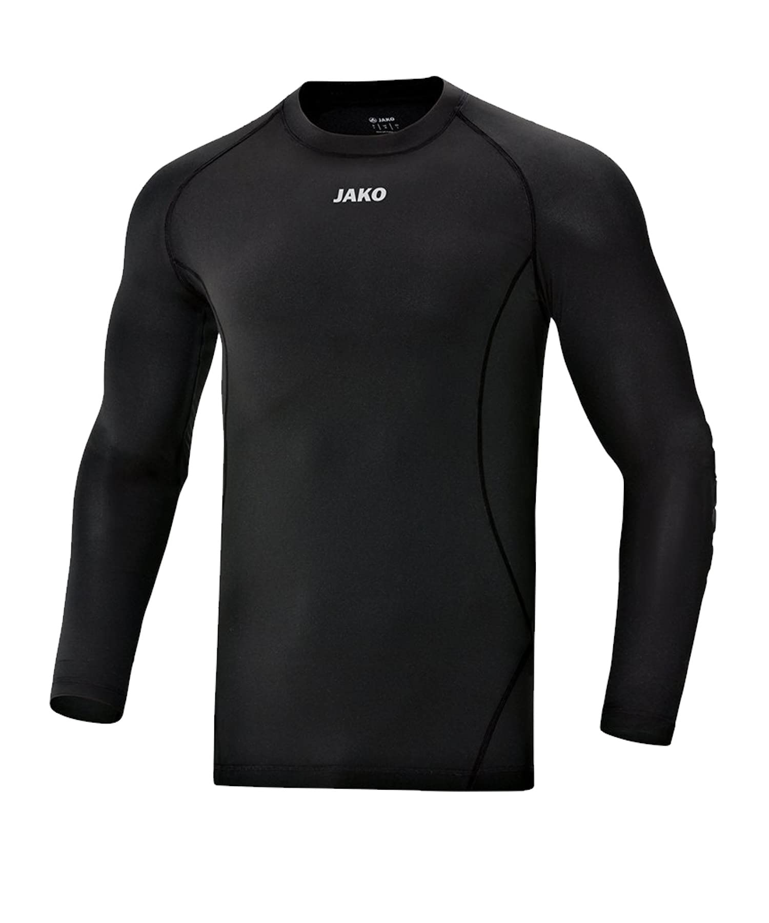 JAKO - sous-​Vêtements De Gardien (Manches Longues), Mixte, Noir, S