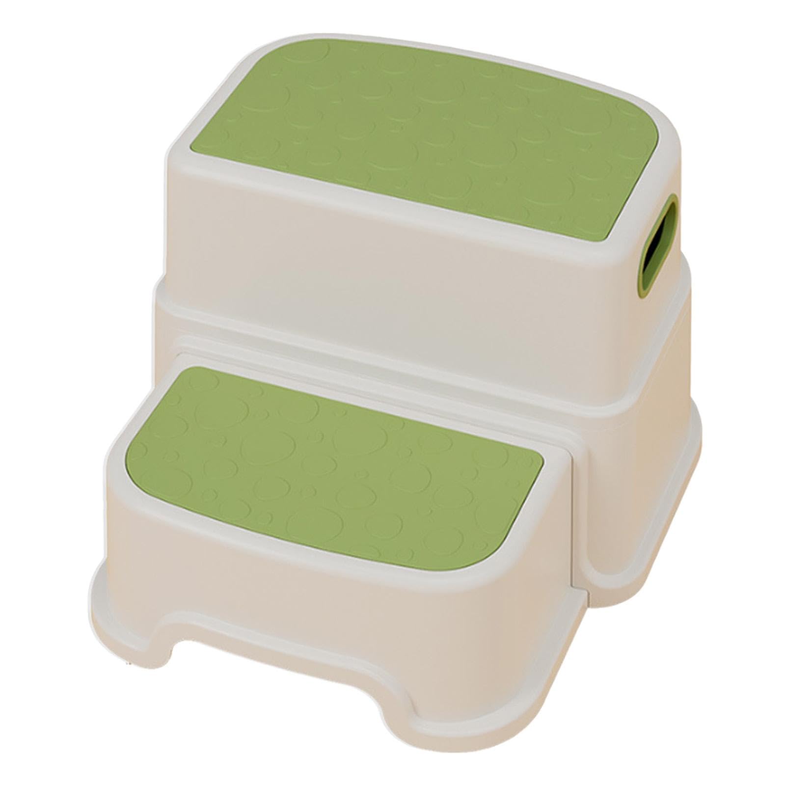 Échelle pour enfant et tabouret de toilette multifonction en lot de 2 pièces