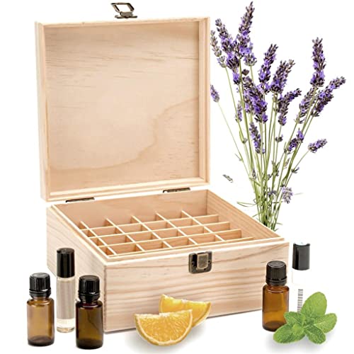 Organisateur d'aromathérapie en pin pour créer un espace bien-être