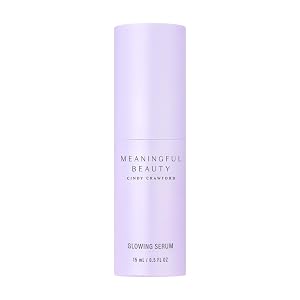 Meaningful Beauty Glowing Serum Daily Skin Care for Women Lightweight Hydrating Face Serum Anti-Aging Formula with Melon Leaf