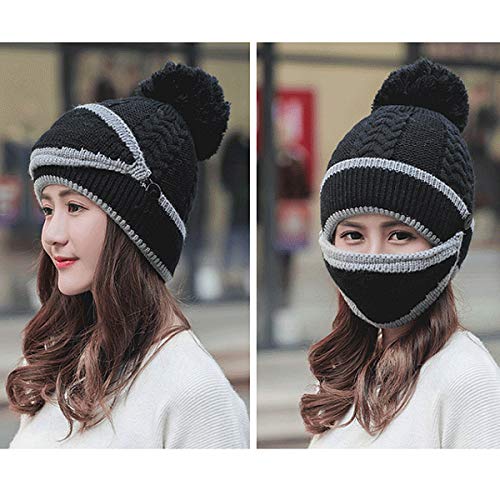 Millya UK - Berretto invernale da donna a maglia