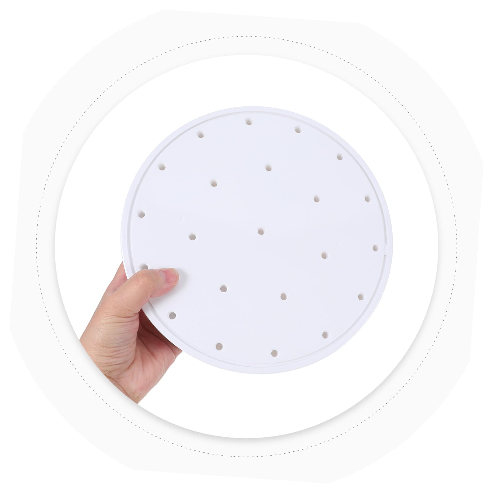 Ipetboom 2 Stück Cake Pop Präsentationsständer aus Transparentem Acryl mit 22 Fächern Runder Lollipop Halter für Dessertbuffet Geburtstagsfeiern und Catering