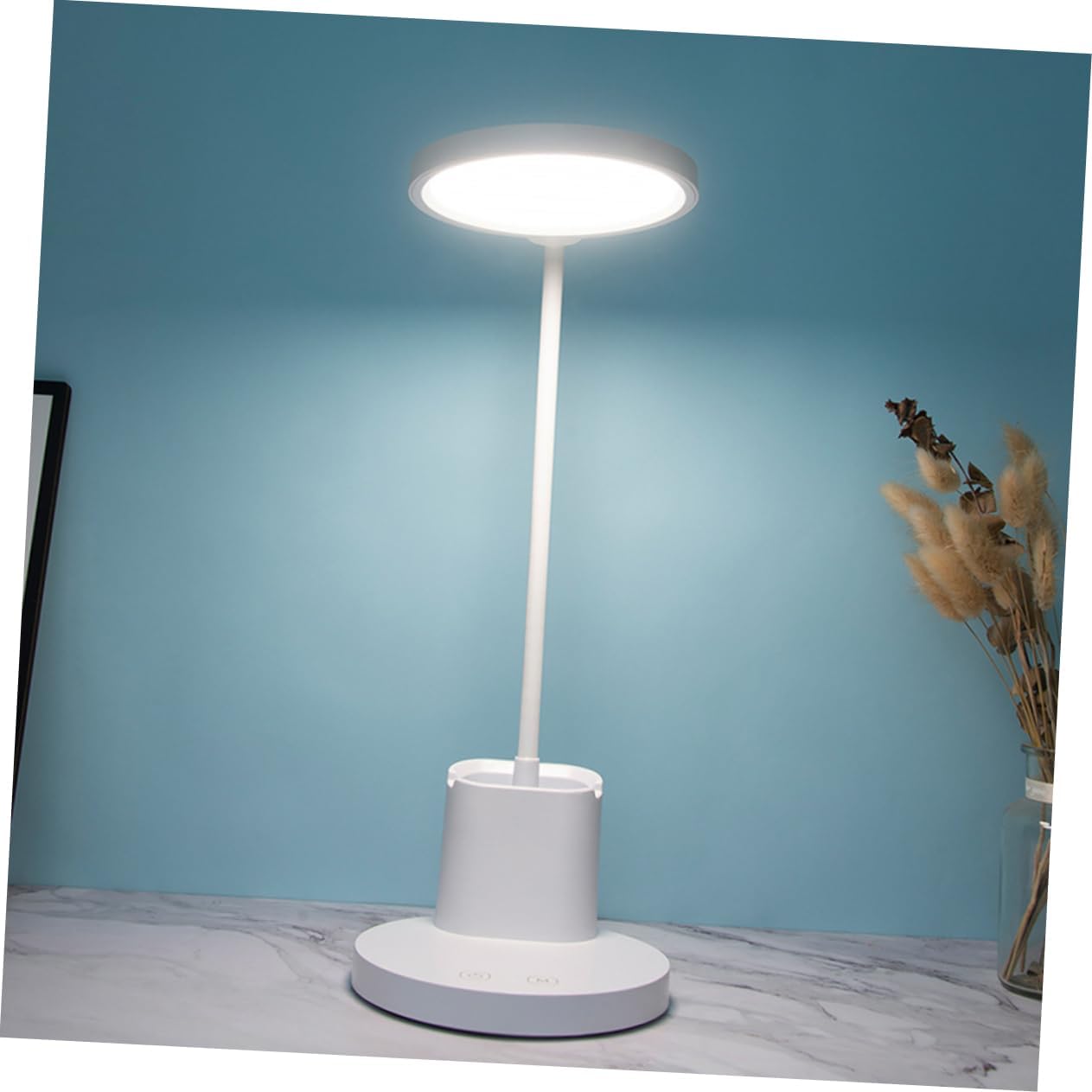 Battery Operated Touch Screen Desk Lamp Led Reading Light Temperatures Eye Care Portable for Dorm Study Camping