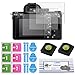 Produktbild Displayschutzfolie Schutzfolie für 3 Stück Kamera Lcd Protector Kamera Lcd Protector 7III 7RIII A7II A7RII A7SII A7RIII A7R Mark II A9 mit 3 Installationspaket 2 Blitzschuhabdeckung 1 Linsentuch