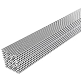 Aluminum Welding Rods 100 Pack Aluminum Weld Bars 1.6mmx33cm Aluminum Welding Wire for Electric...