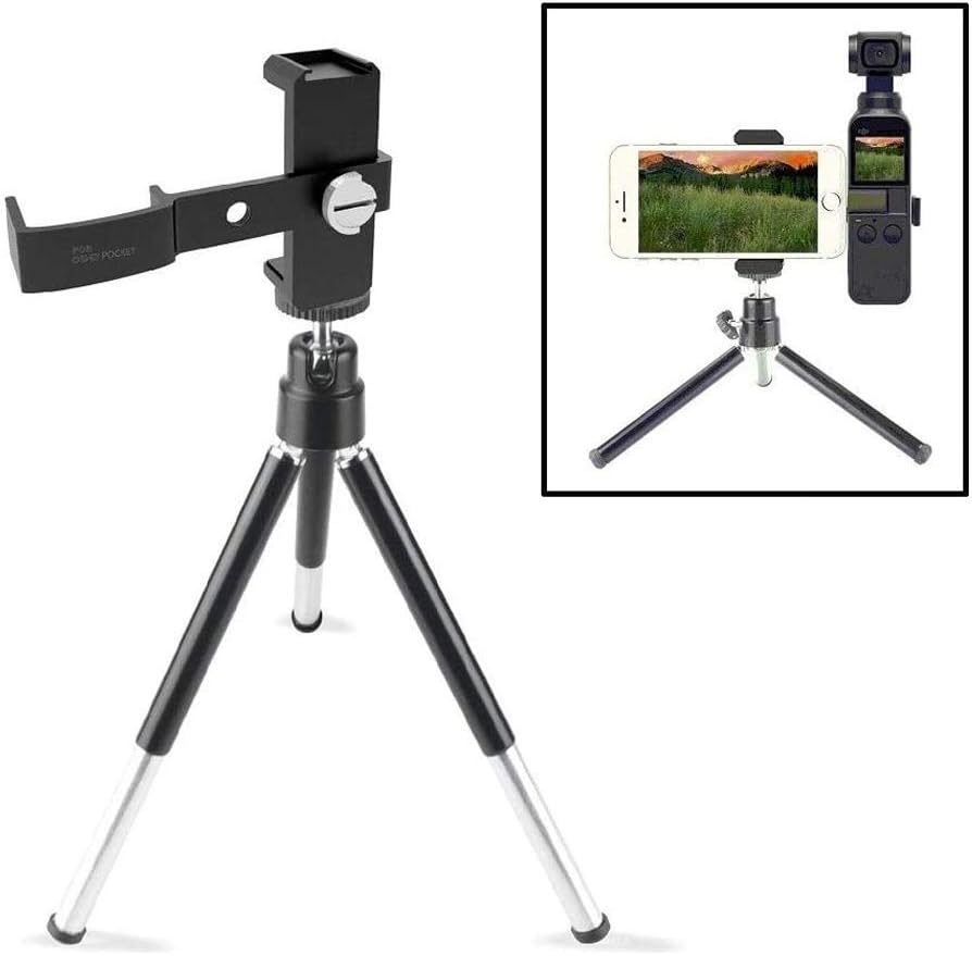 Selfie Stick Tripod,Portable All-in- Professional, Heavy Duty Aluminum, Lightweight, Non Skid Tripod Feet