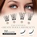 PopUp Lash Clusters, DIY Eyelash Extensions Mega Volume Individual Lashes Eyelash Clusters Extensions Wispy Lashes Cluster DIY at Home(703)