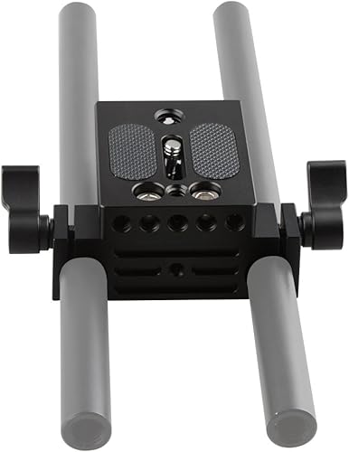 Miniatura 6 de CAMVATE Placa base de cámara con bloque de riel de 0.591 in para sistema de soporte de riel de varilla de 0.591 in - 1236