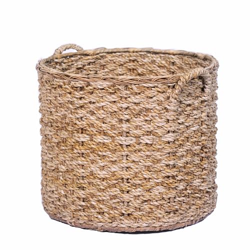 Wholestory Collective Round Woven Wicker Rattan Large Blanket She...